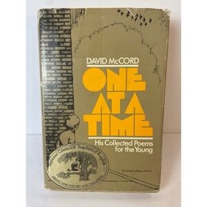 One at a Time David McCord Collected Poems for the Young Hardcover 1977 Book